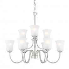 Designers Fountain D278M-9CH-BN - Bronson 30" 9-Light Chandelier