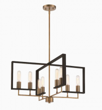 Designers Fountain D233M-8CH-OSB - Chicago PM 28" 8-Light Chandelier