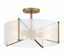 Designers Fountain D223M-SF-OSB - Daybreak 17.75" 4-Light Semi-Flush