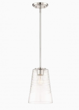 Designers Fountain D230M-8P-PN - Ingo 8" 1-Light Pendant