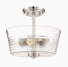 Designers Fountain D230M-SF-PN - Ingo 12" 2-Light Semi-Flush