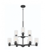 Designers Fountain D236M-9CH-MB - 9 Light Chandelier