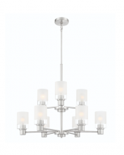 Designers Fountain D236M-9CH-BN - Cedar Lane 30" 9-Light Chandelier