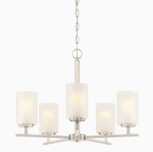 Designers Fountain D239M-5CH-BN - Carmine 24" 5-Light Chandelier