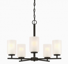 Designers Fountain D239M-5CH-MB - Carmine 24" 5-Light Chandelier