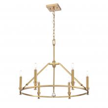 DVI DVP37126BR - CARISBROOKE 26" CHANDELIER, BRASS