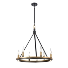 DVI DVP46326BR+GR-CCT - ALETHEIA Ø26" CHANDELIER
