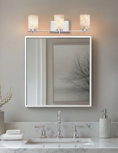 Justice Design Group ALR-8443-10-CROM - Era 3-Light Bath Bar