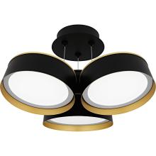 Quoizel BYS1719MBK - Byrnes Semi-Flush Mount