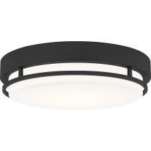 Quoizel HAL1614EK - Hale Integrated LED Earth Black Flush Mount Light