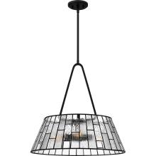 Quoizel QP6176MBK - Rainier 4-Light Matte Black Pendant Light