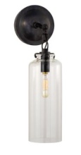 Visual Comfort & Co. Signature Collection TOB 2225BZ/G3-CG - Katie Small Cylinder Sconce