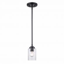 Trans Globe 80520 BK - 1LT MINI PENDANT-DOUBLE DISK-B