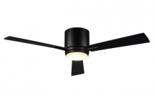 Trans Globe F-1017-3 BK - 52"LED FAN-3 BLADES-HUGGER-WC6