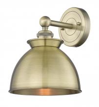 Innovations Lighting 616-1W-AB-M14-BK - Adirondack - 1 Light - 8 inch - Antique Brass - Sconce