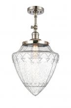 Innovations Lighting 201F-PN-G664-12 - Beacon - 1 Light - 12 inch - Polished Nickel - Adjustable Semi-Flush Mount