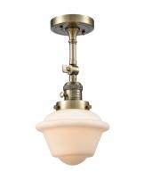 Innovations Lighting 201FSW-AB-G531-LED - Small Oxford 1 Light Semi-Flush Mount