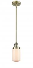 Innovations Lighting 201S-AB-G311-LED - Dover - 1 Light - 5 inch - Antique Brass - Stem Hung - Mini Pendant