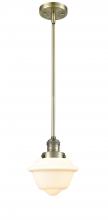 Innovations Lighting 201S-AB-G531-LED - Oxford - 1 Light - 8 inch - Antique Brass - Stem Hung - Mini Pendant