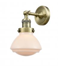 Innovations Lighting 203-AB-G321-LED - Olean - 1 Light - 7 inch - Antique Brass - Adjustable Sconce