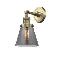 Innovations Lighting 203-AB-G63-LED - Cone - 1 Light - 6 inch - Antique Brass - Adjustable Sconce