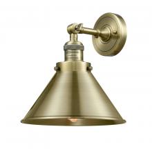 Innovations Lighting 203-AB-M10-AB-LED - Briarcliff - 1 Light - 10 inch - Antique Brass - Adjustable Sconce