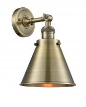 Innovations Lighting 203-AB-M13-AB-LED - Appalachian - 1 Light - 8 inch - Antique Brass - Adjustable Sconce