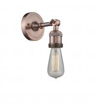 Innovations Lighting 203-AC-LED - Bare Bulb - 1 Light - 5 inch - Antique Copper - Adjustable Sconce