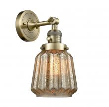 Innovations Lighting 203SW-AB-G146-LED - Chatham - 1 Light - 7 inch - Antique Brass - Adjustable Sconce