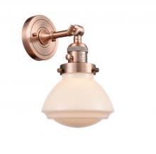 Innovations Lighting 203SW-AC-G321-LED - Olean - 1 Light - 7 inch - Antique Copper - Adjustable Sconce