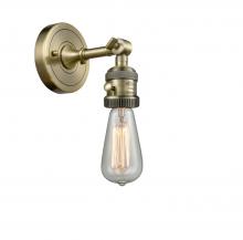 Innovations Lighting 203SW-AB-LED - Bare Bulb - 1 Light - 5 inch - Antique Brass - Adjustable Sconce