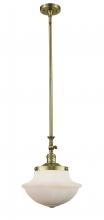 Innovations Lighting 206-AB-G541 - Oxford - 1 Light - 12 inch - Antique Brass - Stem Hung - Adjustable Mini Pendant