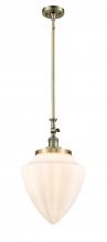 Innovations Lighting 206-AB-G661-12 - Bullet - 1 Light - 12 inch - Antique Brass - Stem Hung - Adjustable Mini Pendant