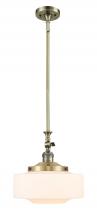 Innovations Lighting 206-AB-G691-12 - Bridgeton - 1 Light - 12 inch - Antique Brass - Stem Hung - Adjustable Mini Pendant