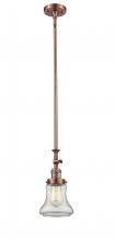 Innovations Lighting 206-AC-G192 - Bellmont - 1 Light - 6 inch - Antique Copper - Stem Hung - Adjustable Mini Pendant