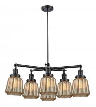 Innovations Lighting 207-6CR-BK-G146 - Chatham 6 Light Chandelier