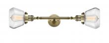 Innovations Lighting 208L-AB-G172 - Fulton - 2 Light - 7 inch - Antique Brass - Adjustable Bath Vanity Light