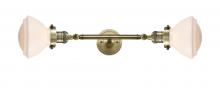Innovations Lighting 208L-AB-G321 - Olean - 2 Light - 7 inch - Antique Brass - Adjustable Bath Vanity Light