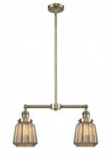 Innovations Lighting 209-AB-G146-LED - Chatham - 2 Light - 21 inch - Antique Brass - Stem Hung - Adjustable Island Light