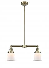 Innovations Lighting 209-AB-G181S-LED - Canton - 2 Light - 21 inch - Antique Brass - Stem Hung - Adjustable Island Light