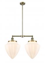 Innovations Lighting 209-AB-G661-12-LED - Bullet - 2 Light - 24 inch - Antique Brass - Stem Hung - Adjustable Island Light