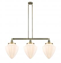 Innovations Lighting 213-AB-G661-12 - Bullet - 3 Light - 40 inch - Antique Brass - Stem Hung - Adjustable Island Light