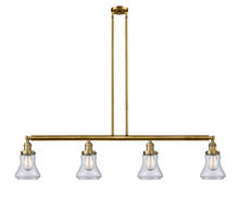 Innovations Lighting 214-BB-G192 - Bellmont - 4 Light - 51 inch - Brushed Brass - Stem Hung - Adjustable Island Light