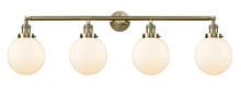 Innovations Lighting 215-AB-G201-8 - Beacon - 4 Light - 44 inch - Antique Brass - Adjustable Bath Vanity Light