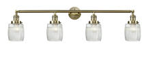 Innovations Lighting 215-AB-G302 - Colton - 4 Light - 42 inch - Antique Brass - Adjustable Bath Vanity Light