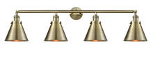 Innovations Lighting 215-AB-M13-AB - Appalachian - 4 Light - 44 inch - Antique Brass - Adjustable Bath Vanity Light