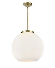 Innovations Lighting 221-3S-AB-G121-16-LED - Athens - 3 Light - 16 inch - Antique Brass - Stem hung - Pendant