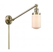 Innovations Lighting 237-AB-G311 - Dover - 1 Light - 5 inch - Antique Brass -Adjustable Swing Arm