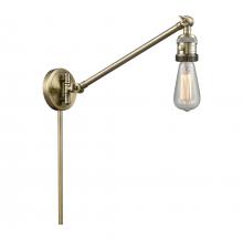 Innovations Lighting 237-AB - Bare Bulb - 1 Light - 5 inch - Antique Brass -Adjustable Swing Arm