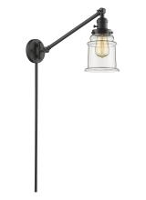 Innovations Lighting 237-OB-G182 - Canton - 1 Light - 8 inch - Oil Rubbed Bronze -Adjustable Swing Arm